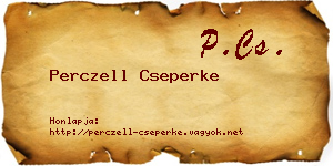 Perczell Cseperke névjegykártya